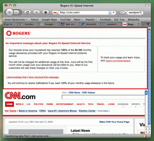Rogers packet injection on CNN.com