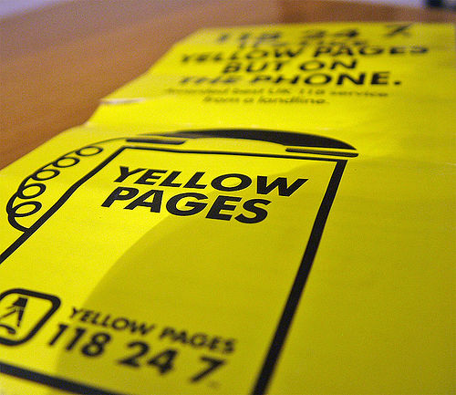 Yellow Pages - CC licensed